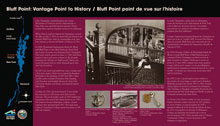 Bluff Point exhibit